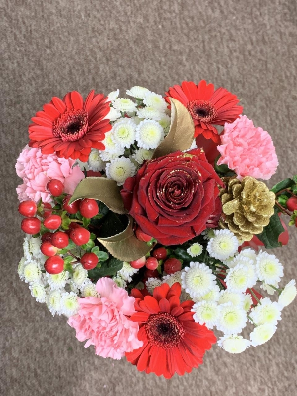 Christmas Wishes Vase