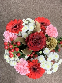 Christmas Wishes Vase