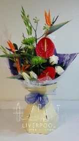 Birds of paradise arrangement